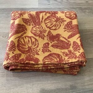 Better Homes & Gardens Tablecloth – 103"x52" | Golden Yellow & Burnt Orange | Fi